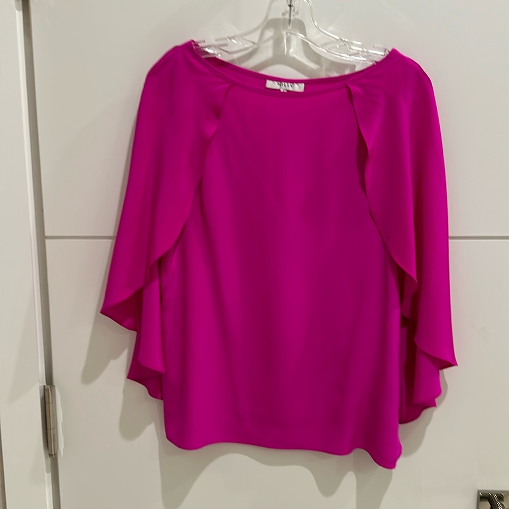 Like new silk fushia blouse